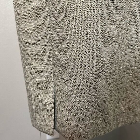 Trio New York Career Beige/Tan/Brown Above Knee Sheath Dress Size 10P - Picture 9 of 10